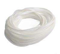 Kit de réparation de rotin en plastique - Ruban adhésif plat en polyéthylène pour restauration de meubles de terrasse - Blanc gris marron - 36,6 m - Blanc