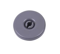 Kit de Réparation de Roues 8 pour Panier Inférieur de Lave-vaisselle | Plastique Gris, Pièce de Remplacement, Accessoire pour Panier Inférieur