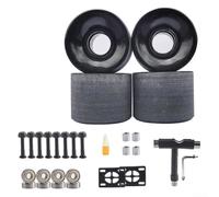 Kit de réparation de roues de skateboard avec roues en polyuréthane et ensemble de roulements pour une conduite fluide et un entretien rapide sur les parcs de skate et les rues (C)