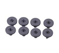 Kit de Réparation de Roues pour Panier Inférieur de Lave-vaisselle 8 Pièces | Plastique Gris, Pièce de Remplacement, Accessoires pour Panier Lave Vaisselle et Panier à Lave Vaisselle