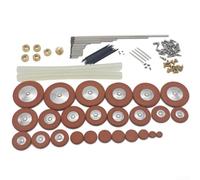 Kit de réparation de saxophone alto, 1 jeu de vis et ressorts en métal pour l'entretien du bricolage, assemblage sécurisé et réglage de la tension des clés, métal avec housse en peau de mouton, pour