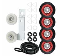 Kit de réparation de sèche-linge, poulie de renvoi de sèche-linge pour grands appareils électroménagers compatible avec Maytag, compatible avec Kenmore et plus encore