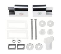 Kit De Réparation De Siège De Cabinet - Charnières De Remplacement Avec Vis, Réglable Pour L'utilisation De La Salle De Bains | Pièces De Rechange Pour Couvercle D'eau, Ensemble De Fixations