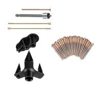 Kit de Réparation de Sol Grinçant, Kit de Vis de Fixation au Sol pour Planchers en Bois, élimine le Bruit Sous le Sol, Kit de Réparation de Vis de Fixation au Sol avec 5 Outils