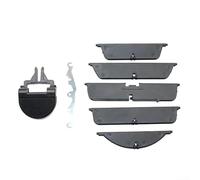 Kit de réparation de sortie de climatisation pour tableau de bord compatible avec Discovery 3 4 LR039081 - Palette d'aération de rechange pour volet CVC - Louvre en plastique