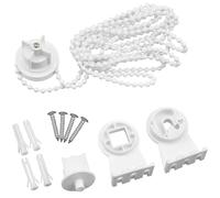 Kit de Réparation de Store Enrouleur, Raccords de Stores à Rouleaux 28 mm, Complet des Pièces de Rechange Embrayage Chaîne de Store Enrouleurs pour Double Store klemmfix, Blanc