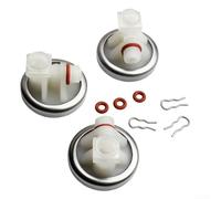 Kit de réparation de système de remplissage avec régulateur à membrane 59504 71768 pour machine à café Nivona pour cafetière Siemens - Soupape de décharge de pression et joints de rechange (3 pièces)