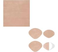 Kit de réparation de talons de chaussures auto-adhésifs for l'intérieur des chaussures, for réparer les trous, patch de réparation de talons de baskets, doux et durable (blanc)(Khaki)
