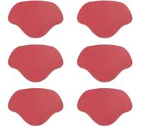 Kit de réparation de talons for chaussures en cuir, chaussures de sport et talons hauts, souple et durable, 1/2/3/4 paires(Red,Select Size Name)