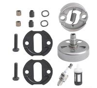 Kit de réparation de tambour d'embrayage 12 pièces pour FS91 FS100 FS131 KM131, assemblage de ressort de sabot d'embrayage à essence avec joints boulons remplace 4149-160-2000