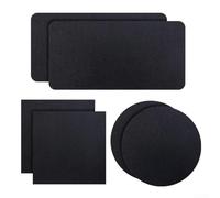 Kit de réparation de tapis de saut avec 6 patchs auto-adhésifs, 3 formes fonctionnelles pour une réparation facile