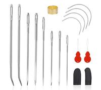 Kit de réparation de tapisserie d'ameublement 12 pièces aiguilles à coudre