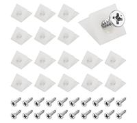 Kit de réparation de tiroir,50 pièces,Supports de tiroir,Réparation de fond de tiroir,Cales de réparation de tiroir,Kit de réparation de tiroir avec vis,Pour réparation de tiroir de commode