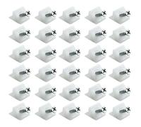 Kit de réparation de tiroir de 120 pièces avec vis - Supports de support avant de tiroir pour réparation de façade de tiroir d'armoire | Matériel de montage de tiroir pour fixer les panneaux avant de