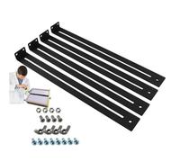 Kit De Réparation De Tiroirs Accessoires De Réparation,Pour Renfort Tiroir ,Compatible Avec Tiroir De 13 À 24 Pouces, Réparez Un Fond De Tiroir Affaissé Ou Cassé En Support En Acier Réglable(2 Set)