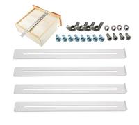 Kit De Réparation De Tiroirs - Matériel De Libération Rapide Pour Une Utilisation Intense | Renforcement Pour Le Bas Du Tiroir D'armoire, Pour Le Renforcement Et La Réparation De Commodes Et Armoires