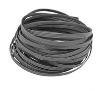 Kit de réparation de tissage en rotin pour meubles, 37,5 m de large, 8 mm de large, rotin synthétique pour des réparations durables (gris)