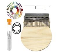 Kit de réparation de tissus - Métier à portable 10 et 28 crochets | Outil à tricoter léger pour chaussettes en jean | Accessoire créatif de bricolage | Pour débutants tailleurs, concepteurs