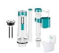 Kit de réparation de toilettes pour chasse d'eau intérieure, kit de pièces portable facilement réglable | Kit de remplacement de flotteur WC - Pour installation d'eau, salle de bain, buanderie, maison