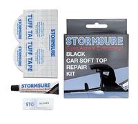 Kit de réparation de toit automobile noir - Restaure les toits souples et les intérieurs de cabriolets : Solution imperméable pour réparer les déchirures et les trous