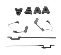 Kit de réparation de toit ouvrant pour Mercedes-benz C E Cla Gla - Support coulissant en verre - Cadre de rechange pour W205 W176 W117 W212 W156 modèles 2009-2019 - Couleur noire - Lot de 8