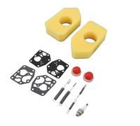 Kit de réparation de tondeuse à Air, 2 paquets, Membrane de filtre à Air, ampoule d'amorce, bougie d'allumage à ressort pour moteur Classic Sprint 3.5 ¿C 4.5HP Q45 35 375 40