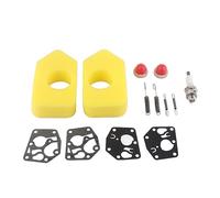 Kit de réparation de tondeuse à Air, 2 paquets, Membrane de filtre à Air, ampoule d'amorce, bougie d'allumage à ressort pour moteur Classic Sprint 3.5 - 4.5HP Q45 35 375 40