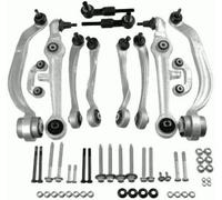 Kit De Réparation De Triangle De Suspension Complet 12 Pièces Avec Visseries Pour Cônes De Bras Inférieurs 21 Mm - Volkswagen Passat 1.8 T 10/1996-11/2000