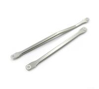 Kit de réparation de tringlerie d'essuie-glace 28840AX60A pour Micra K12 2003-2010, lot de 2 tiges de poussée de moteur d'essuie-glace en métal compatible avec remplacement OEM