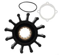 Kit de réparation de turbine pour pompe à eau marine | Remplacement avec insert en néoprène et laiton, compatible avec Indmar Monsoon pour moteur Raptor, pièces de système de