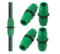Kit de réparation de tuyau d'arrosage extensible, connecteurs mâles femelles à double canal pour 7,6 m, 15,2 m, 22,9 m, 30,5 m, raccord pour équipement d'arrosage de jardin de 1,6 cm et 1,9 cm