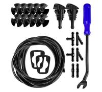 Kit de réparation de tuyau de lave-glace avec buses 4805742AB | Raccords de conduite de liquide, pinces de retenue, vérification du numéro de pièce, entretien du véhicule