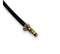 Kit de réparation de tuyau haute pression compatible avec Kärcher K2-K7 - Raccord Quick-Connect en laiton avec collier de serrage - Pour moderniser et réparer les tuyaux HD