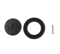 Kit de réparation de valve de pulvérisation, couvercle de pulvérisateur d'évier commercial durable de remplacement pour robinet de douche de cuisine de restaurant, conception (9956 couvercle/noir)