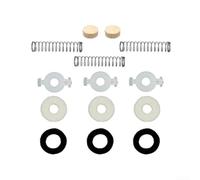 Kit de réparation de valve de trompette 14 pièces avec ressorts, rondelles en feutre et tampons en liège pour l'entretien des instruments en laiton et des fixations rapides