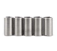 Kit de réparation de vis à manchon de bobine de protection en acier inoxydable, 5 pièces, insertion de filetage de fil M24x3x3D