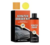 Kit de réparation de voiture - Composé de polissage de 100 g, pâte restaurante à haute brillance, tampon applicateur en mousse | décapant pour pare-chocs, roues, pare-brise, int