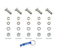 Kit de réparation de volets tourbillons Tafmet pour Mercedes-Benz 2.7 CDI OM647 et OM612 en acier inoxydable, clapet anti-retour, 5 ports, 1/2 in, 10 mm, Split pin, Cannelée