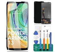 Kit de réparation d'écran pour Ulefone Power Armor 13 pour Ulefone Power Armor 13 LCD de remplacement pour Ulefone Power Armor 13 Écran tactile Digitizer Assemblée Remplacement Noir