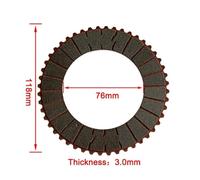 Kit De Réparation D'embrayage Différentiel Arrière Pour Evoque Pour Freelander Pour Jeep Pour Renegade Pour Fiat 500x Chaîne d'entraînement boîte transfert(Clamp Plate 2pcs)