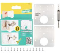 Kit De Réparation Des Charnières De Boîtes De Conserve Wolfcraft, Côté Porte,