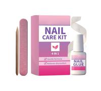 Kit de réparation des ongles, solution Split Fix, formule de soin fortifiant, traitement de récupération des ongles cassés, système d'amélioration de la beauté réparatrice naturelle, pour soins de pro