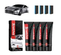 Kit de réparation des rayures pour plaques de cuisson en vitrocéramique, produit anti-rayures pour plaques de cuisson en vitrocéramique, nettoyant multi-usages pour plaques de cuisson (4Pcs)