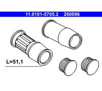 KIT DE REPARATION D'ETRIER DE FREIN VW P. SHARAN/T4 1.8-2.8 90-10