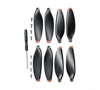 Kit de réparation d'hélice pour DJI pour mini 3 Pro et 4 Pro - Lames en fibre de carbone à faible bruit avec vis et tournevis - Noir - Pièces de rechange pour vol stable