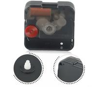 Kit de réparation d'horloge à quartz silencieux pour deuxième horloge murale - Pièces de rechange non filetées - Moteur à tige filetée - Convient pour adaptateur d'épaisseur de cadran d'horloge (8,9