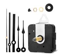 Kit de Réparation d'Horloge Murale, Mouvement d'Horloge à Quartz à Arbre Long de 31mm Mécanisme de Mouvement d'Horloge Murale à Faire Soi-Même Kit de Remplacement de Mécanisme d'Horloge