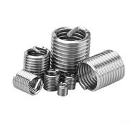 Kit de réparation d'inserts filetés en acier inoxydable de 60 pièces pour filetage métrique M12, manchon de vis en spirale de qualité 304 avec inserts M3 x 0,5 à M10 x 1,75 pour