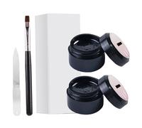 Kit de réparation d'ongles 4 pièces 2 flacons de 5 ml gel protecteur pour ongles avec brosse et lime solution rapide et facile pour un usage domestique