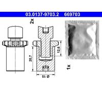 KIT DE RÉPARATION DU LEVIER DE JAMBE DE FORCE DB W124/W201/C218/W168/W245/W202